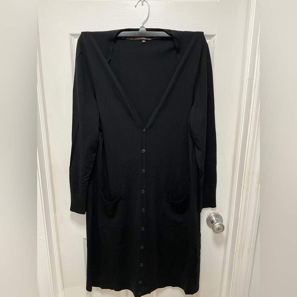 Lord & Taylor Merino Wool Cardigan Plus Size 1X